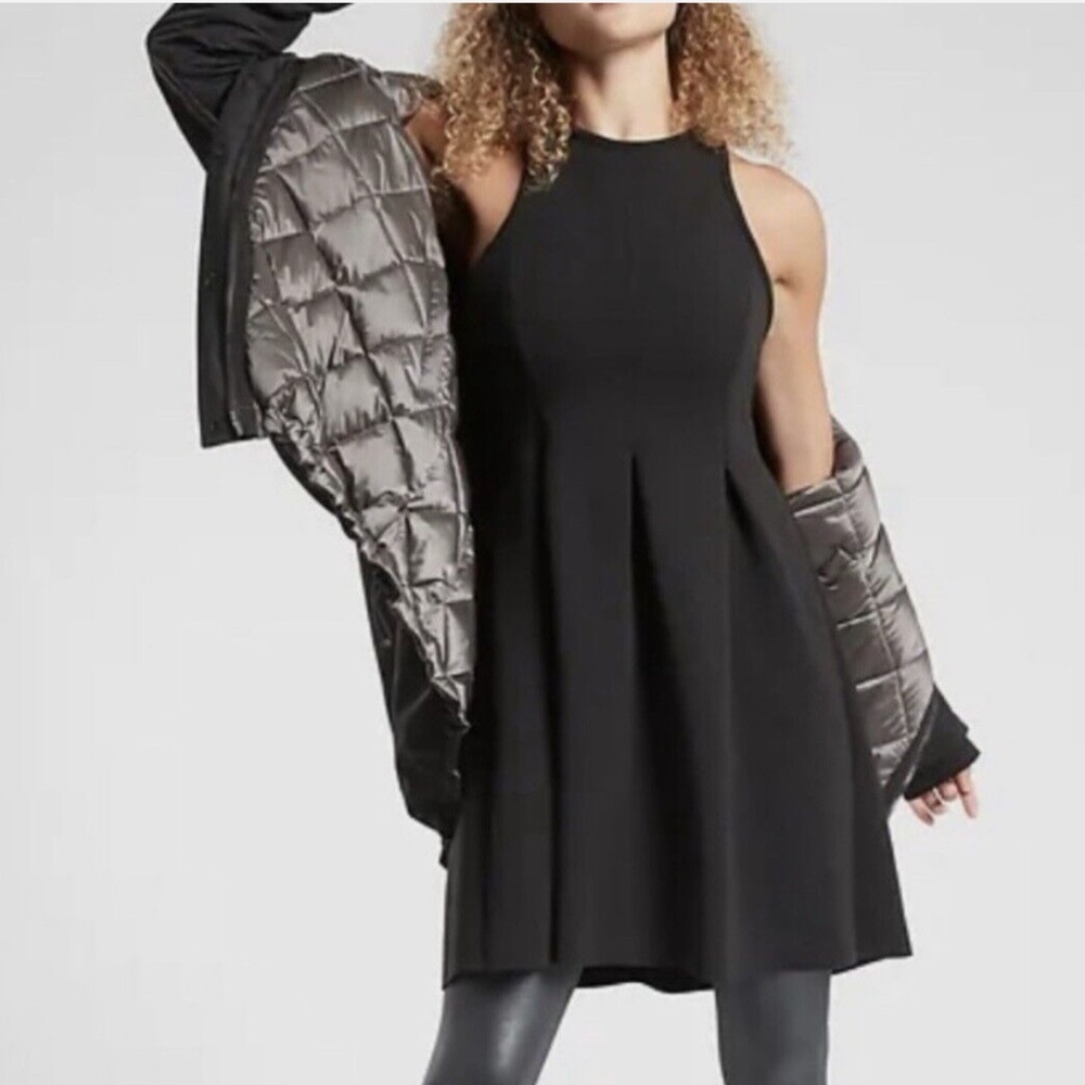 Athleta Black En Route Sleeveless Scuba Dress - Never Worn - Excellent Condition